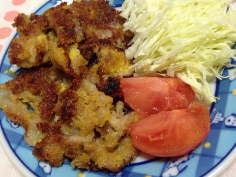 豚肉のマヨカレー焼き